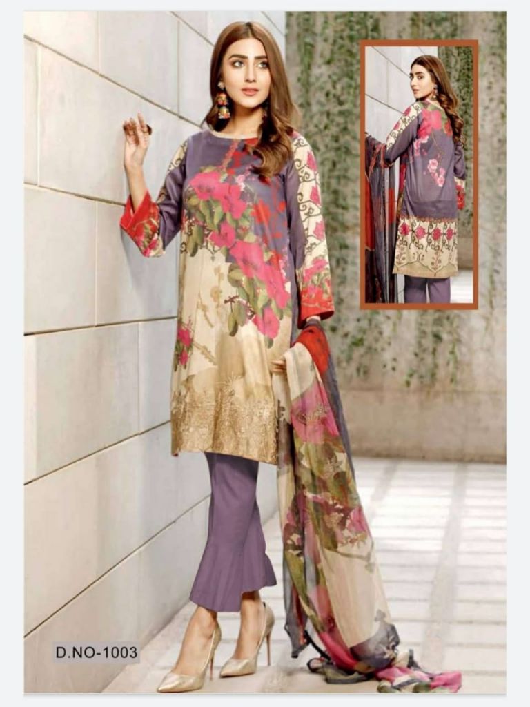 Keval Noor Karachi Dress Material, this catalog fabric is pure cotton,