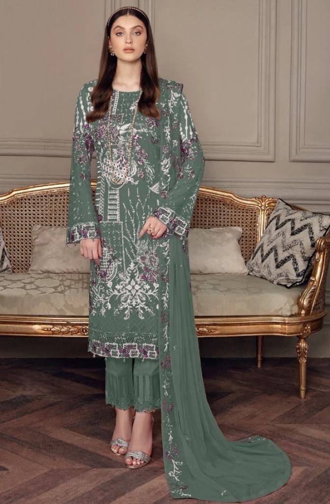Kf 134 Ocassion Wear Designer Embroidery Suit Collection