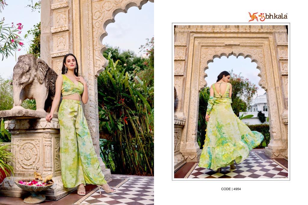 Green Top Palazzo Set With Fancy Dupatta and Batwa With Belt Trending Dress  in USA, UK, Malaysia, South Africa, Dubai, Singapore