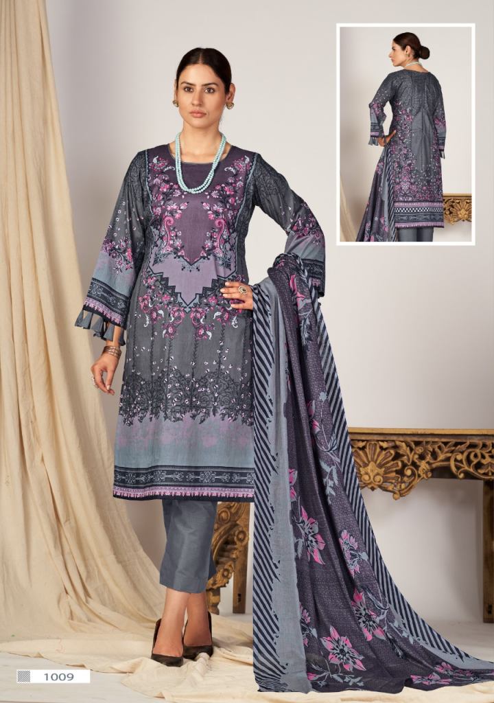 Kiana Fab Gulnaaz Vol 1 Printed Cotton Dress Material Collection