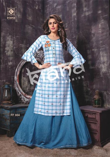 Kiana Fusion Flavours Kurtis And Bottom | Special Navratri Collection