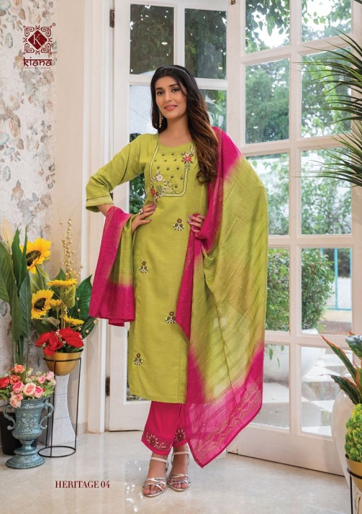 Kiana Heritage vol 1 Viscose Exclusive Wear Designer Ready Made Collection