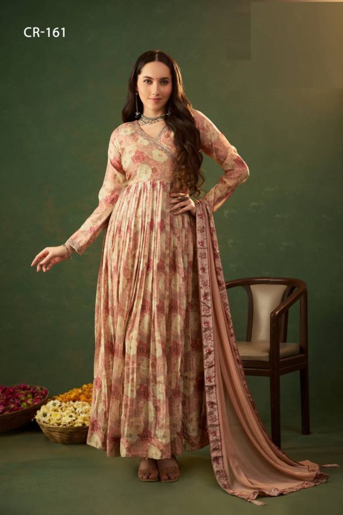 Kiara Kurti Vol 16 Designer Gown With Dupatta