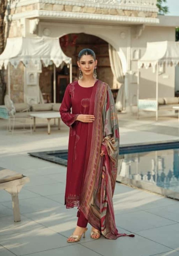 Kilory Dahleez Printed Embroidered Salwar Kameez