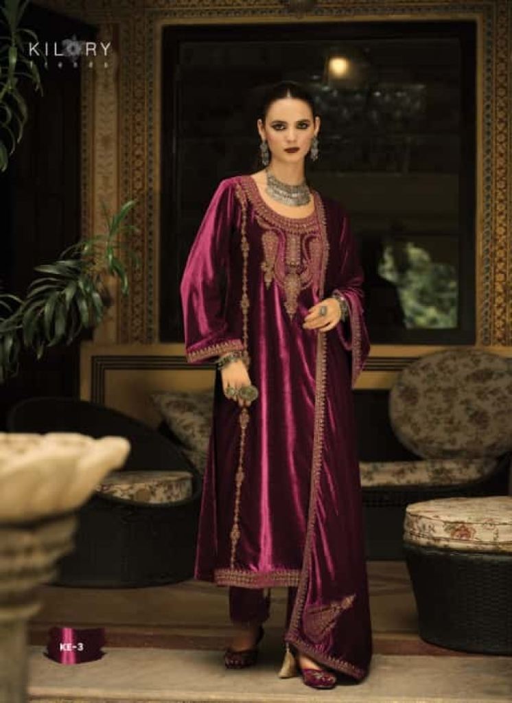 Kilory Kash Eeda Embroidery Work Salwar Kameez