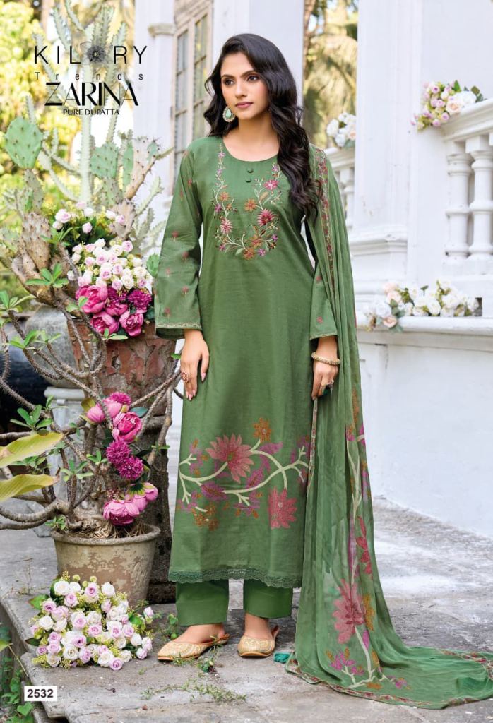Kilory Zarina Pure Dupatta Lawn Printed Salwar Kameez