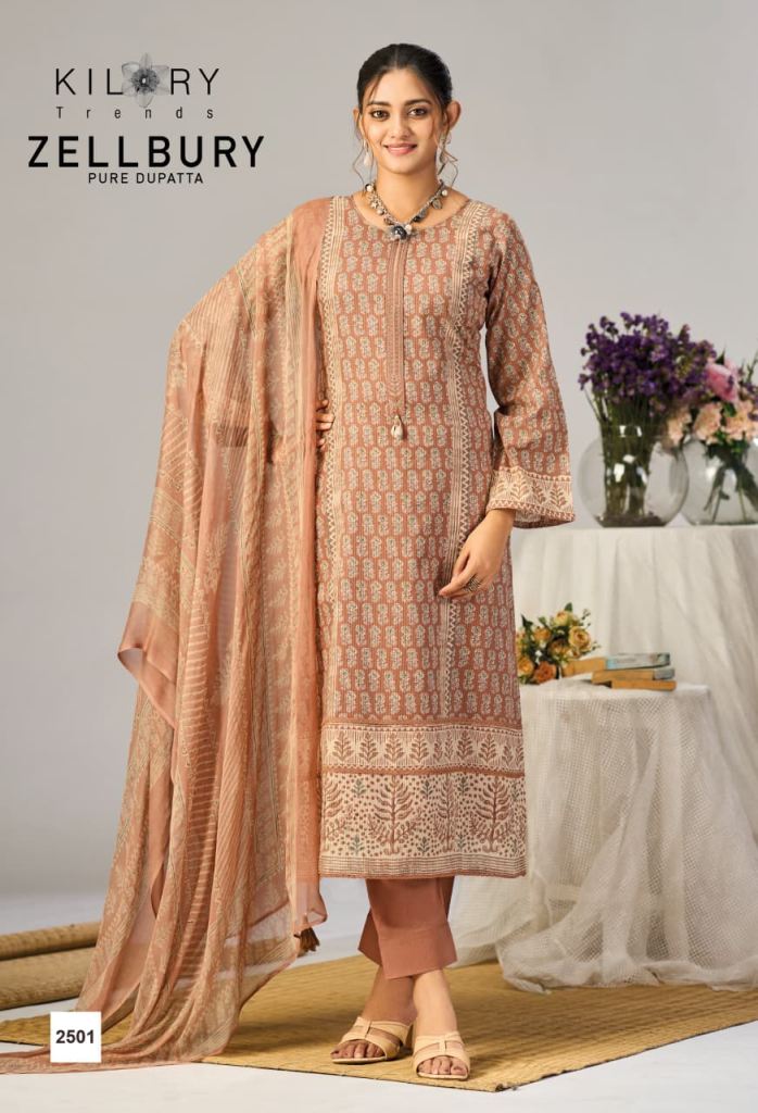 Kilory Zellbury Weaving Worked Salwar Kameez