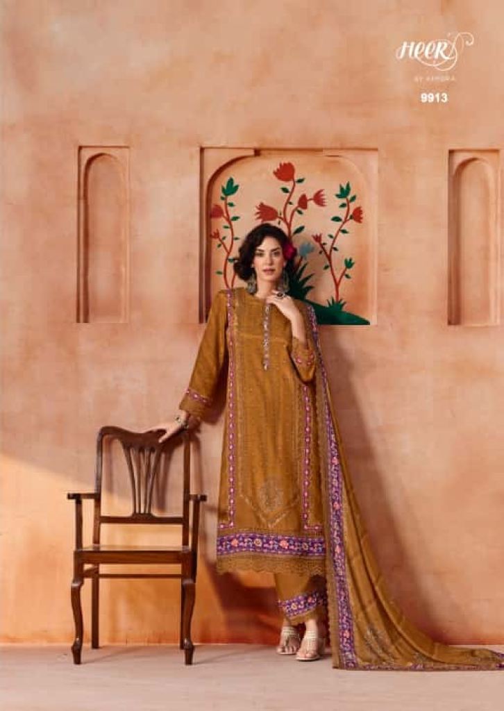 Kimora Heer Ishqia Printed Embroidery Salwar Kameez