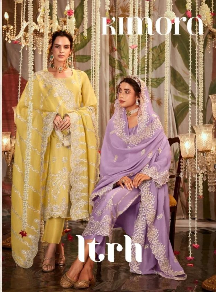 Kimora Ltrh Pure Organza Designer Salwar Suits Collection