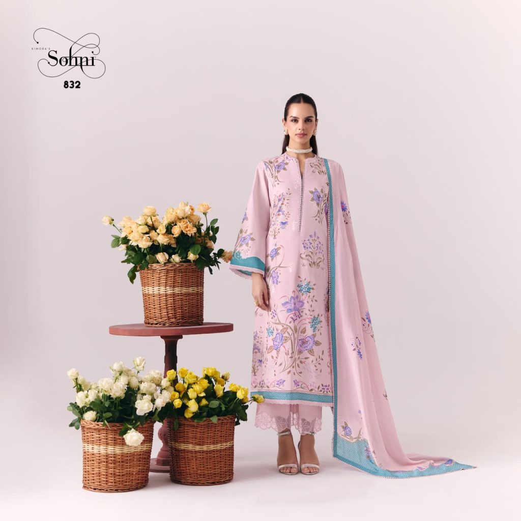 Kimora Sohni Coral Vol 76 Lawn Digital Printed Salwar Kameez