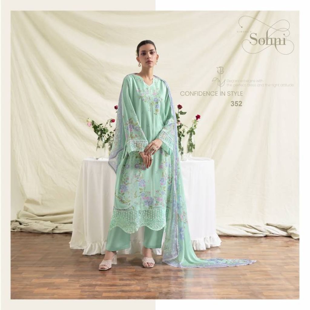 Kimora Sohni Grace Digital Printed Salwar Suits