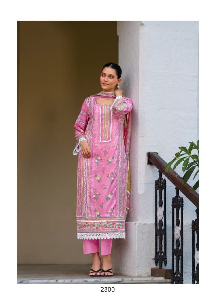 Kimora Vidaa Embroidery Dress Material