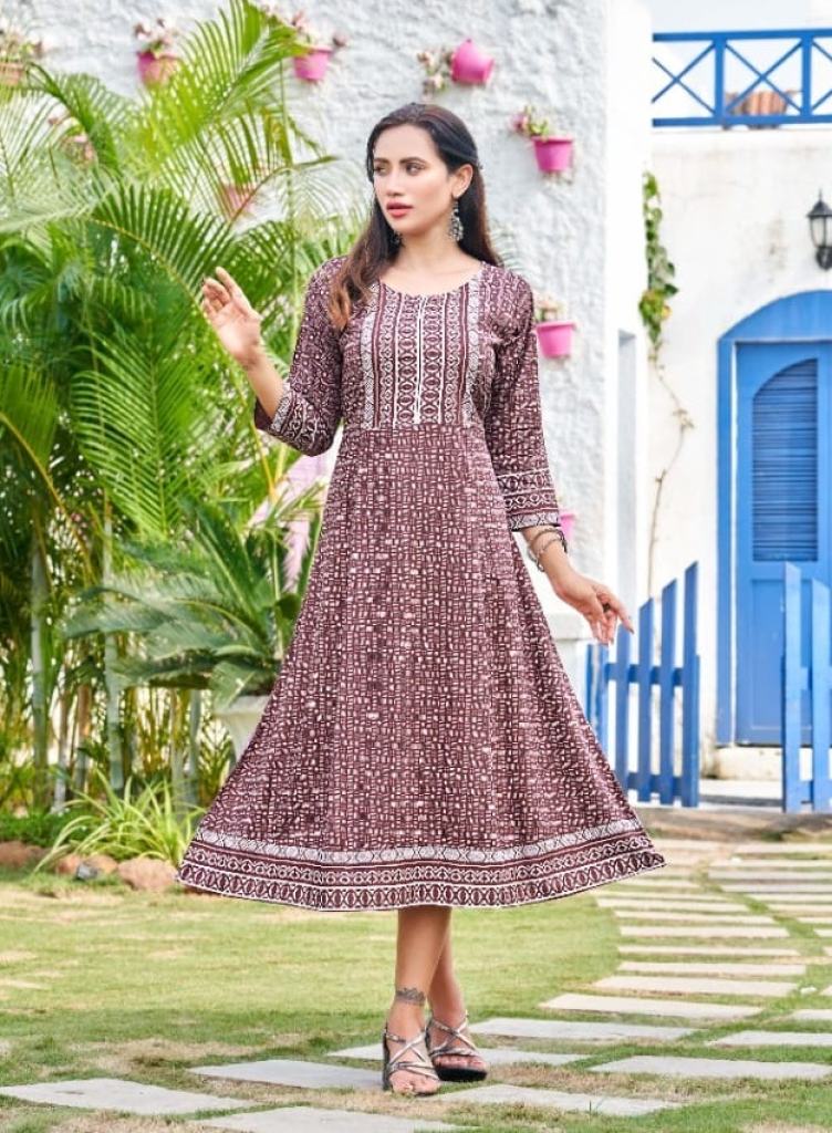 Kinti Nidhi Fancy Anarkali Designer Kurtis Collection