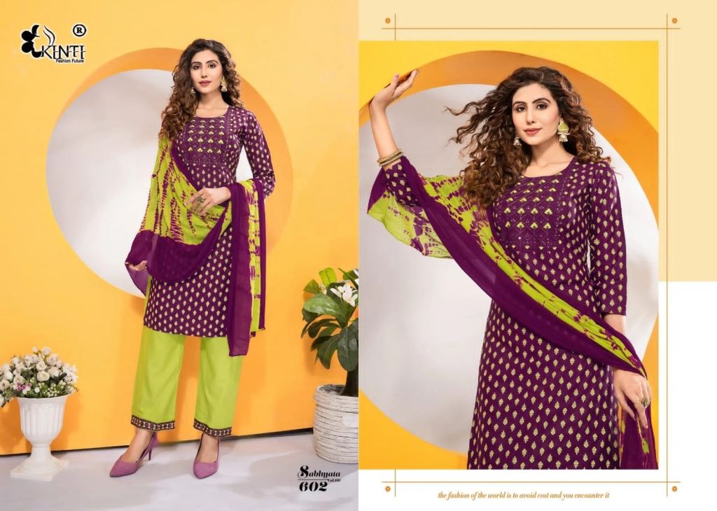 Sabhyata | Modal silk Salwar suit | Kurti Connection