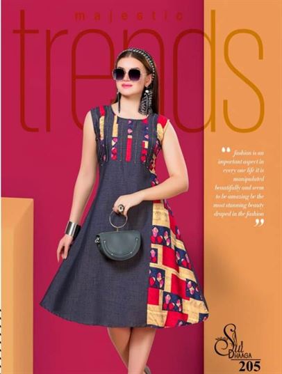 Kinti Present Sui Dhaaga vol 2 casual Wear Short Kurti Catalogue