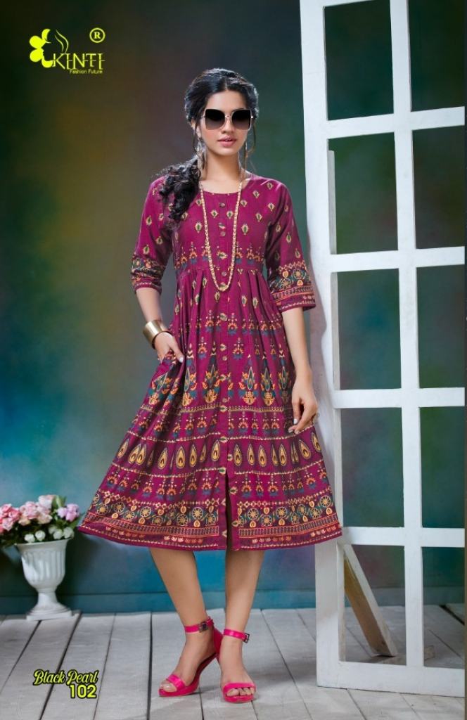 Kinti  presents Black Pearl Designer Kurtis collection 