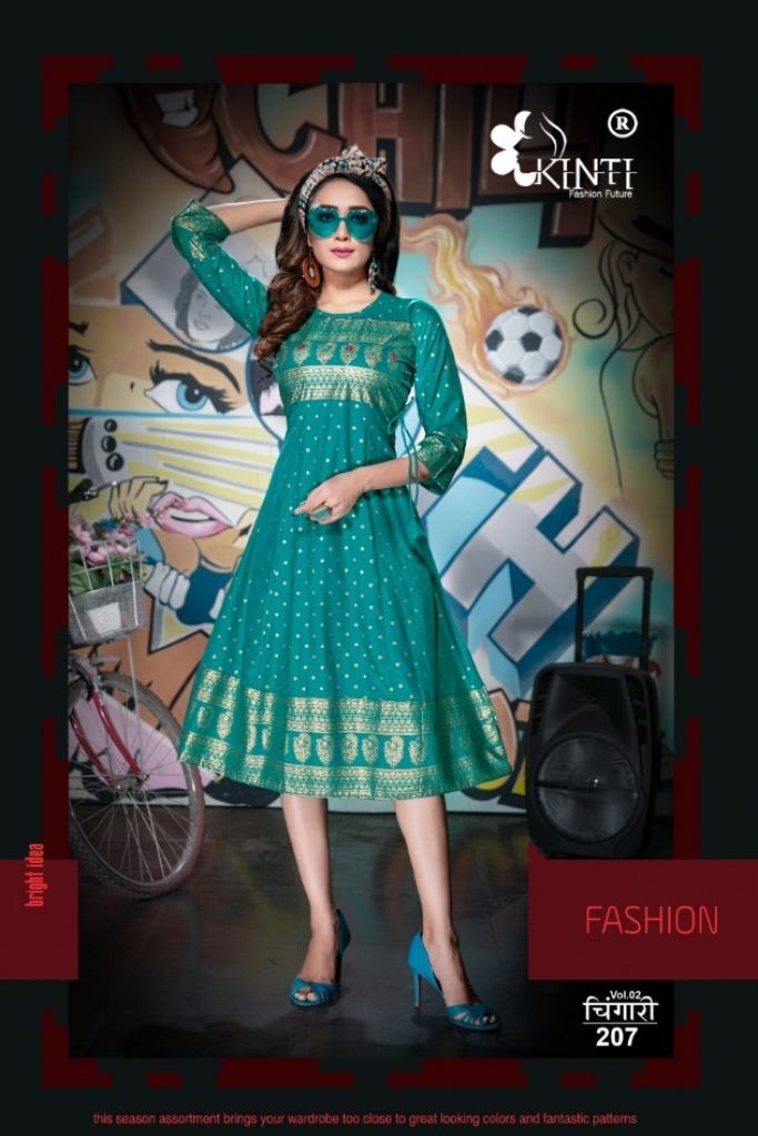 Kinti presents  Chingari vol 2 Kurti Collection