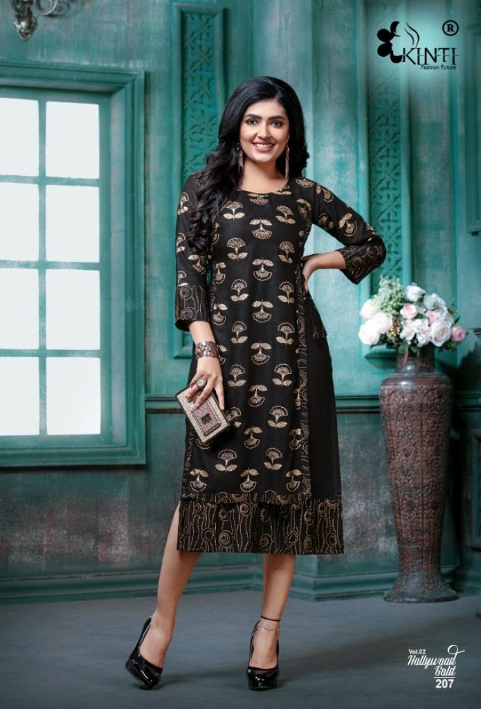 Kinti presents Hollywood gold vol 2 printed Kurtis collection 