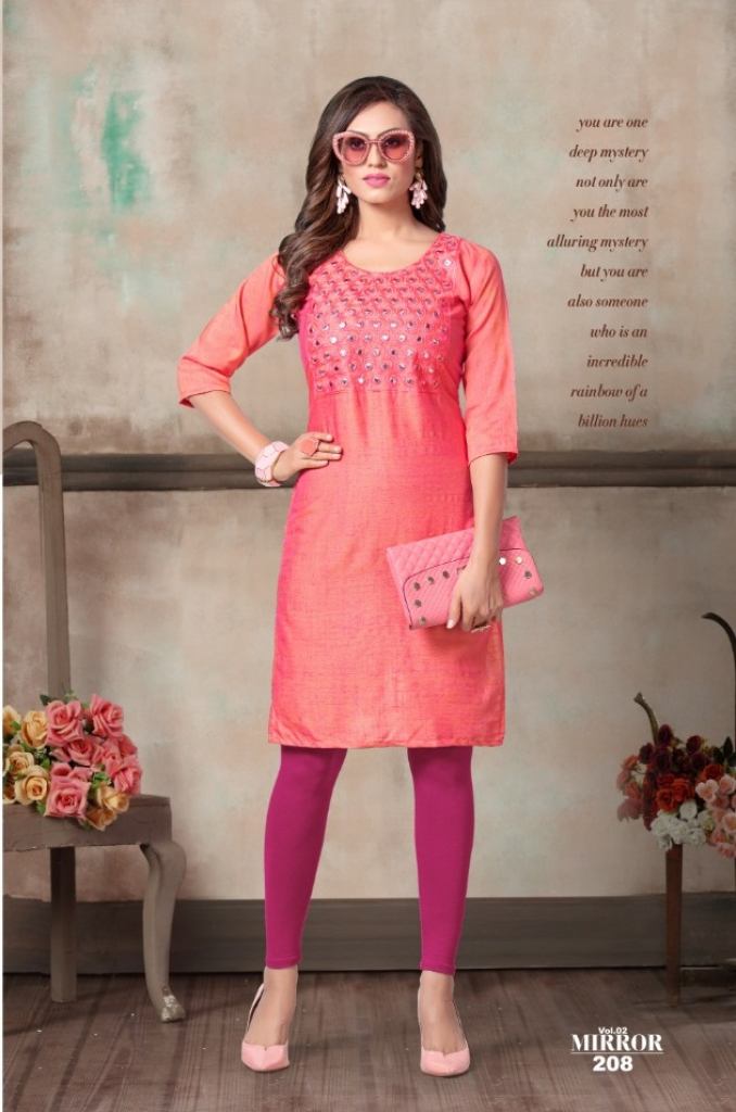 Kinti presents  Mirror vol 2 Casual Kurti Collection