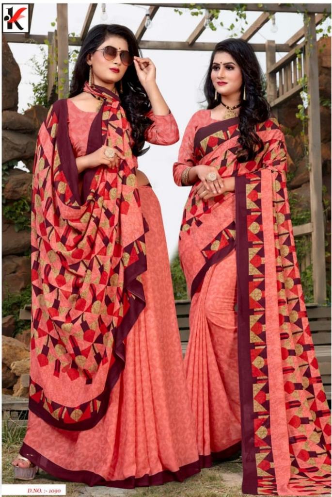 Kodas Jackpot 92 Designer Printed Casual Saree catalog 