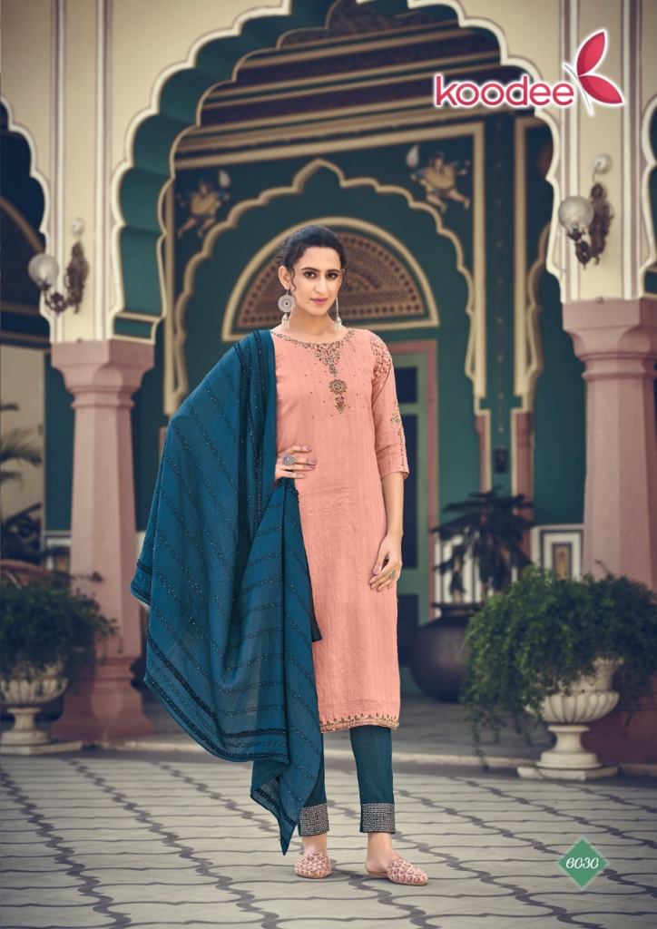 Koodee Anupama Vol 1 Catalog Ethnic Wear Readymade Top Bottom With Dupatta 