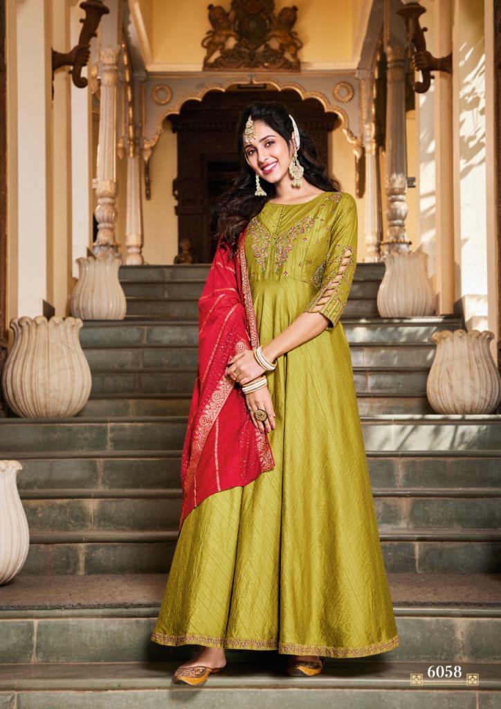 Buttercup Silk Anarkali | Punit Balana – KYNAH