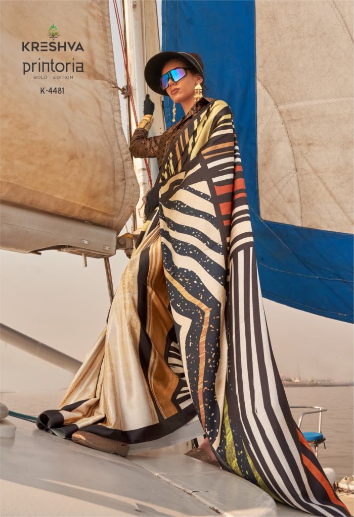 Kreshva Printoria Octane Finish Saree