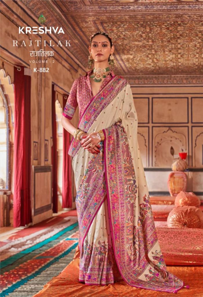 Kreshva Rajtilak Vol 2 Designer Saree