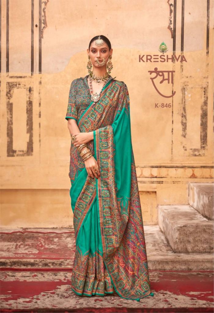 Kreshva Rambhaa Pv Fancy Printed Saree 