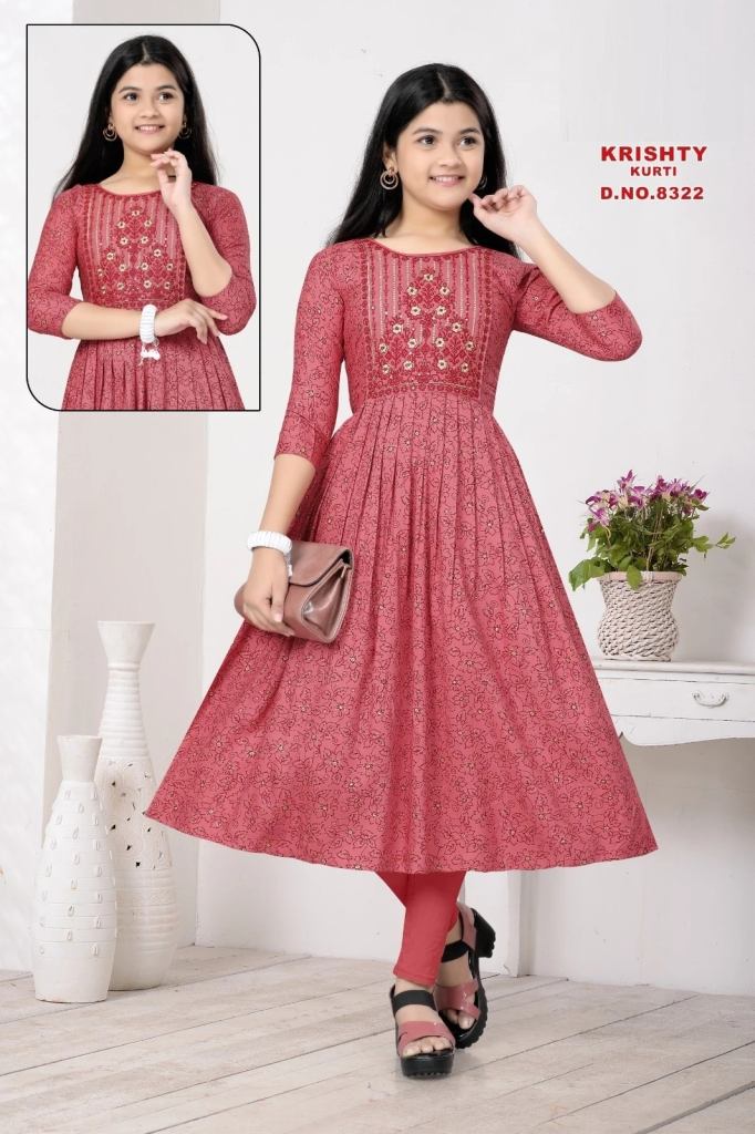 T4YOU Kurti with KOTI (12-13 Years) Red : Amazon.in: Fashion