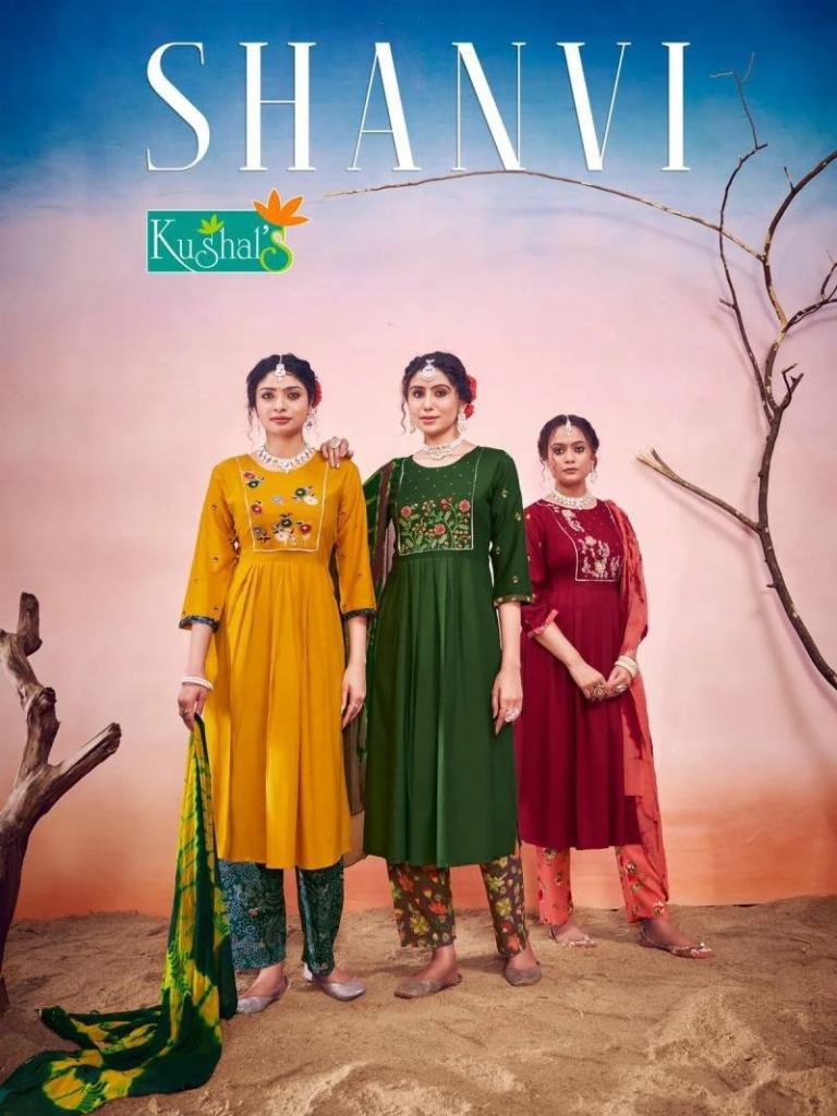 Kushal Shanvi Rayon Kurti Set Collection