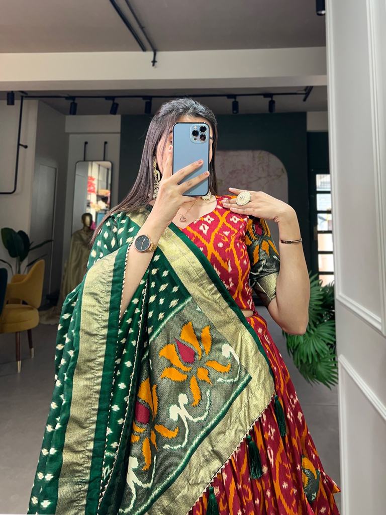 LNB  Tussar Silk Beautiful Traditional Lehenga Choli Collection 