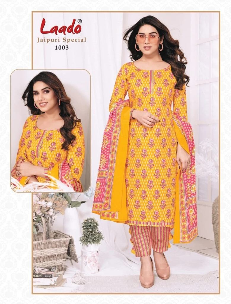 Laado Jaipuri Special Vol 1 Cotton Dress Material