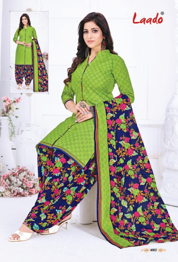 Laado  presents Priti Patiyala vol  4  Dress Material