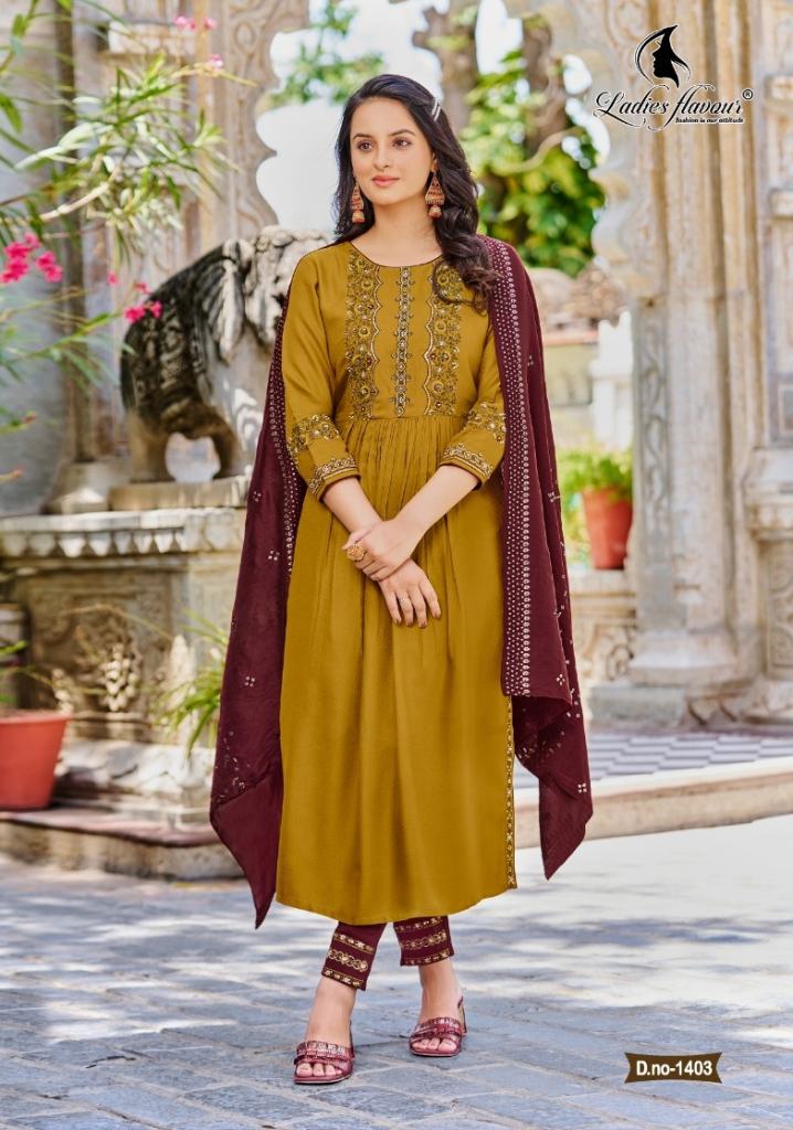 Ladies Flavour Copper Stone Vol 14 Designer Wear Ready Made Collection
