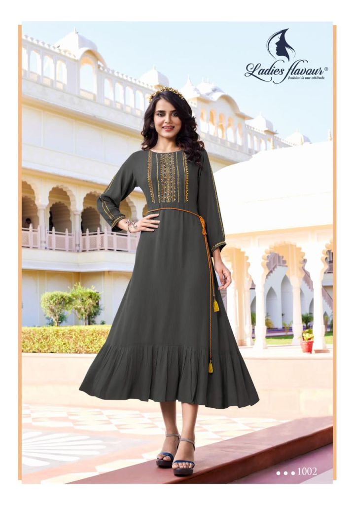 Ladies Flavour Mastani Exclusive Designer Long Kurtis Collection