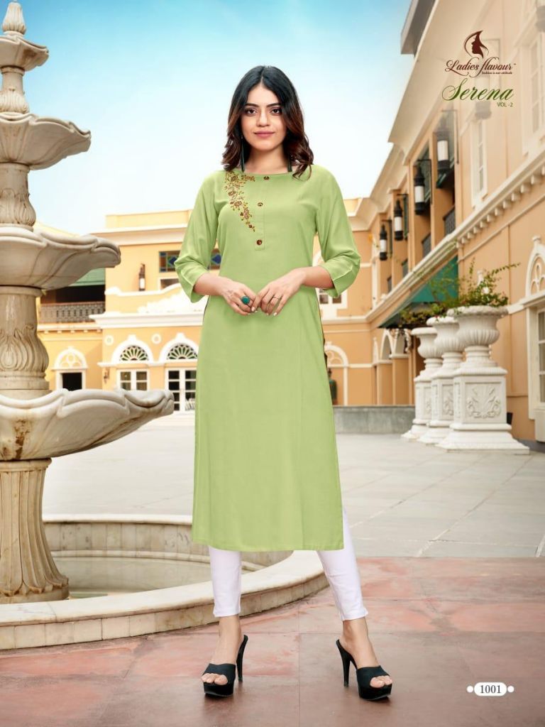 Ladies Flavour presents  Serena vol  2   Designer Kurtis Collection