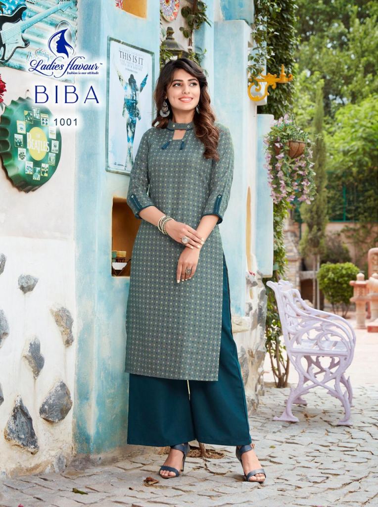 Buy Biba Pink Cotton Printed Palazzo (Set of 2) online