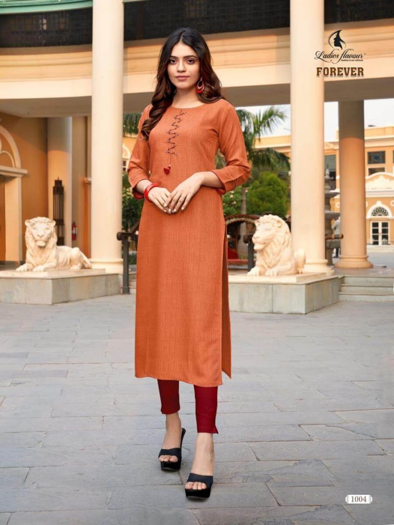 Ladies Flavour presents  Forever  Designer  Kurtis Collection