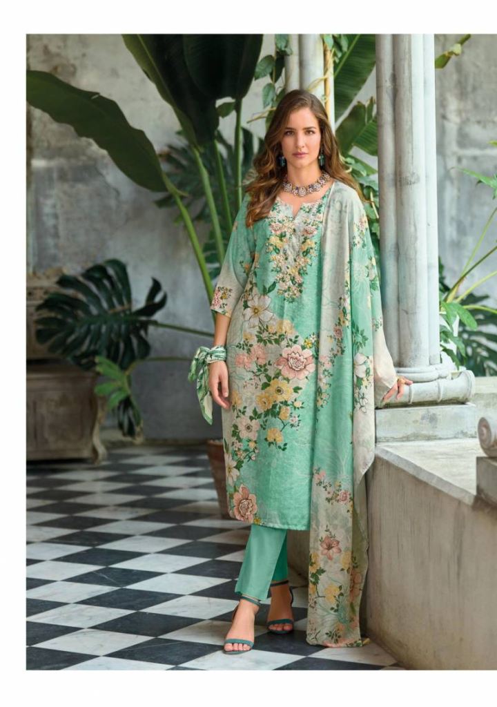 Lady Leela Summer Pastels Vol 2 Kurti Pant With Dupatta