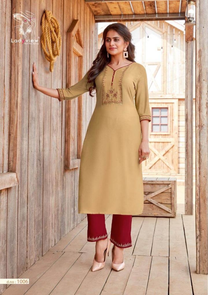 Platinum Alfaaz Vol 7 Rayon Wholesale Designer Kurtis Catalog - The Ethnic  World