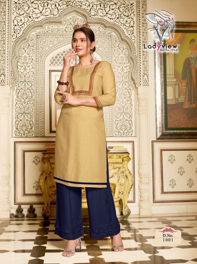 Lady view  presents Menka vol 2 Designer  kurti with bottom 