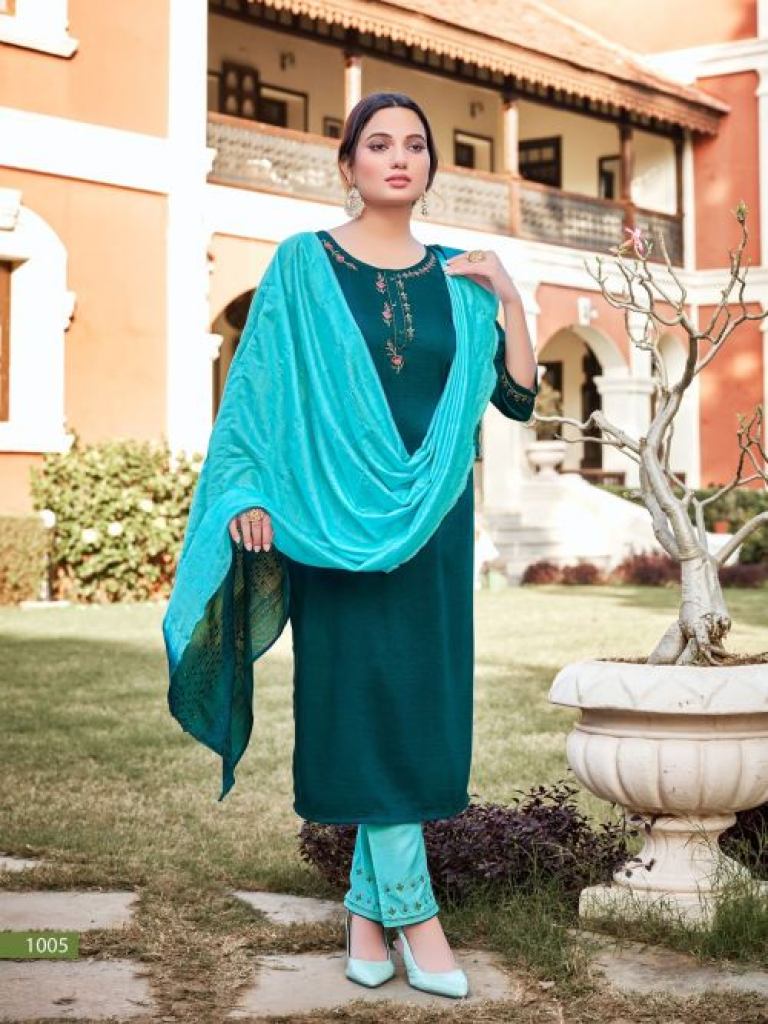 Ladyview Geet Festive Wear Kurti Bottom and Dupatta