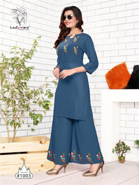 Premium Ethnic Wear kurti with Palazzo set - Dipsha - 2858406