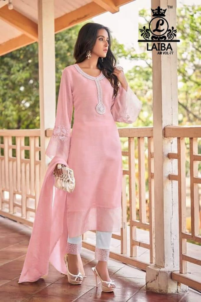  Laiba  AM VOL-77 Designer Pakistani Salwar Suits Catalog 