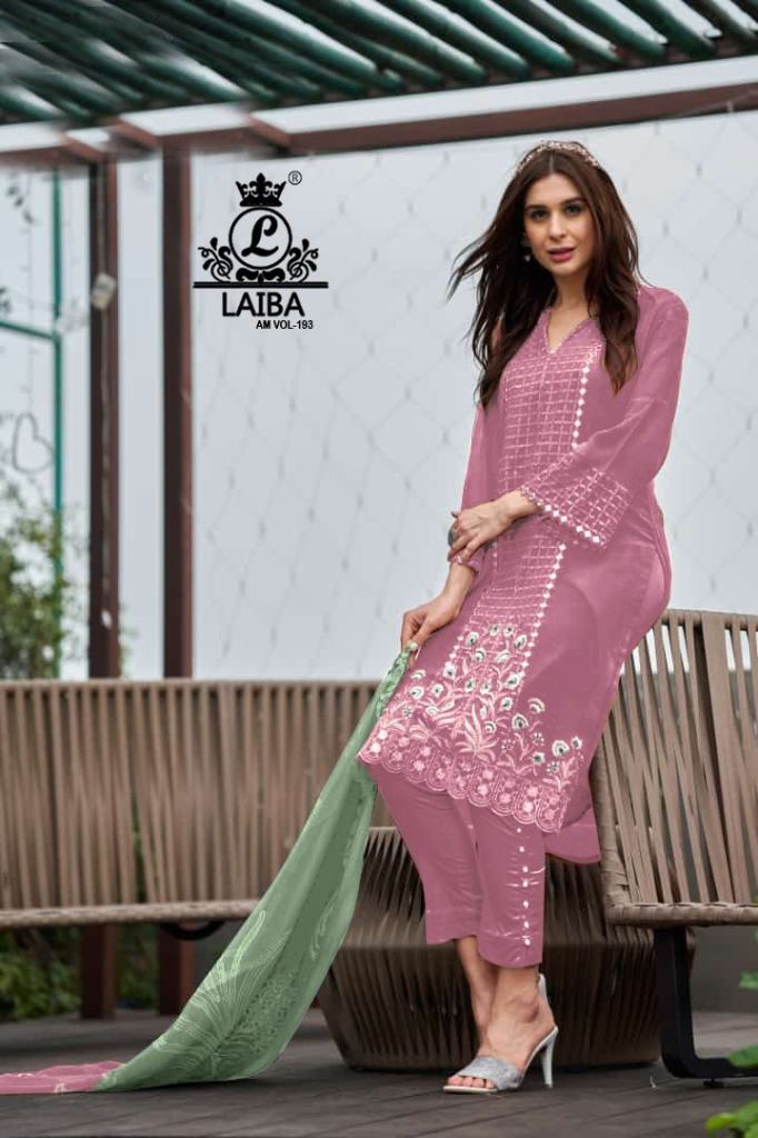 Laiba Am Vol 193 Readymade Georgette Pakistani Suit