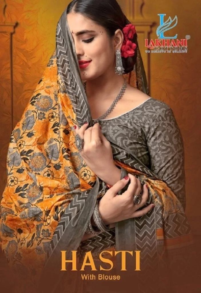 Lakhani Hasti Heavy Cotton Printed Saree Collection