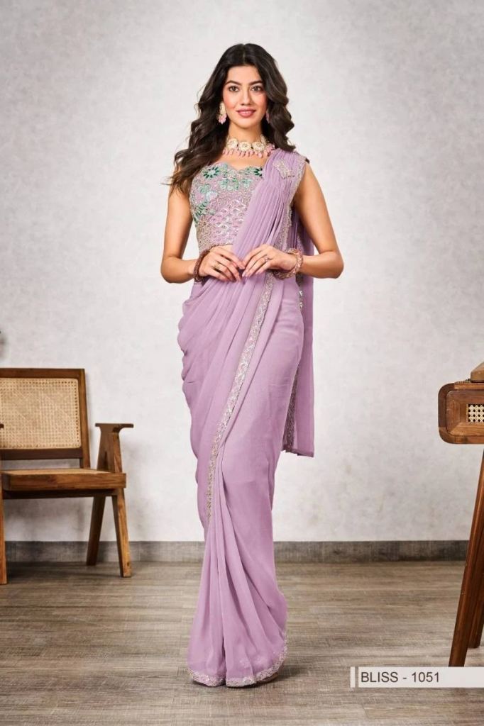 Latest Beautiful Jivora Bliss Party Wear Georgette Saree Collection