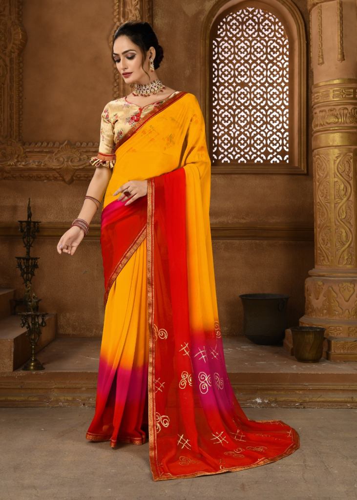 Lavnyaa Casual Wear Sarees  Collection