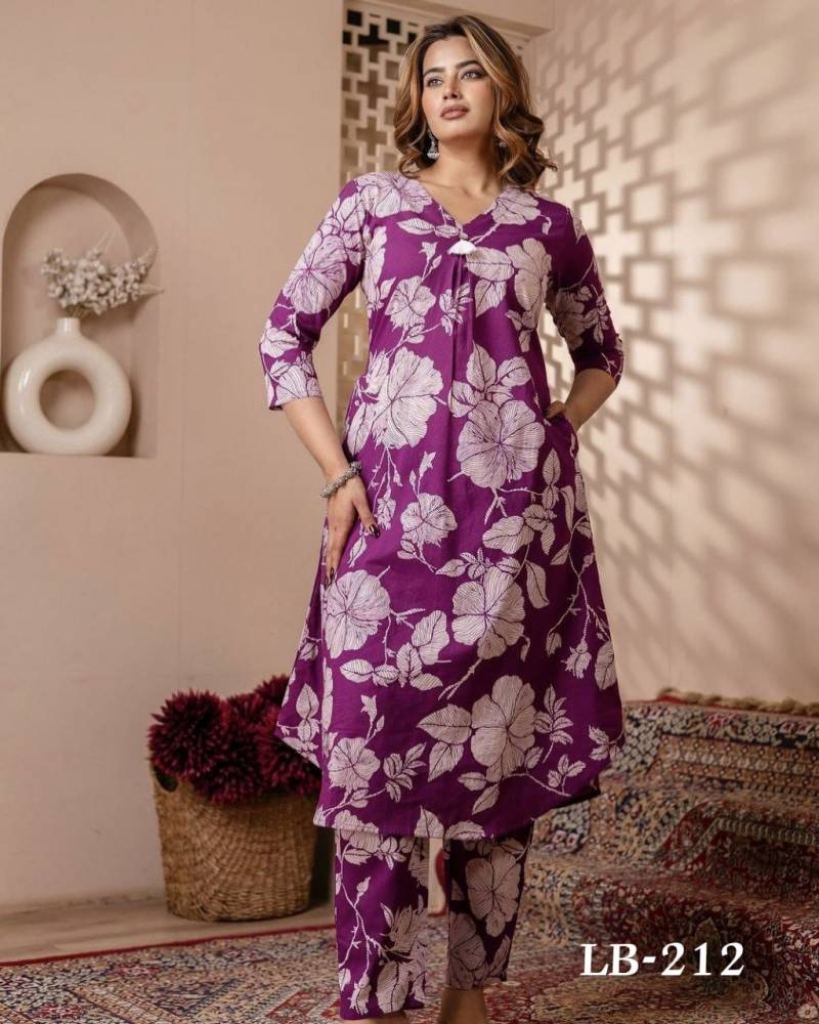 Lb Belliza Vol 3 Digital Print Kurti With Bottom
